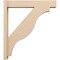 Ekena Millwork 6-in W x 32-in D x 36-in H Funston Block Rough Cedar Woodgrain TimberThane Outlooker, Primed Tan OUTUR060X32X36FST44RCPR - alternate 2